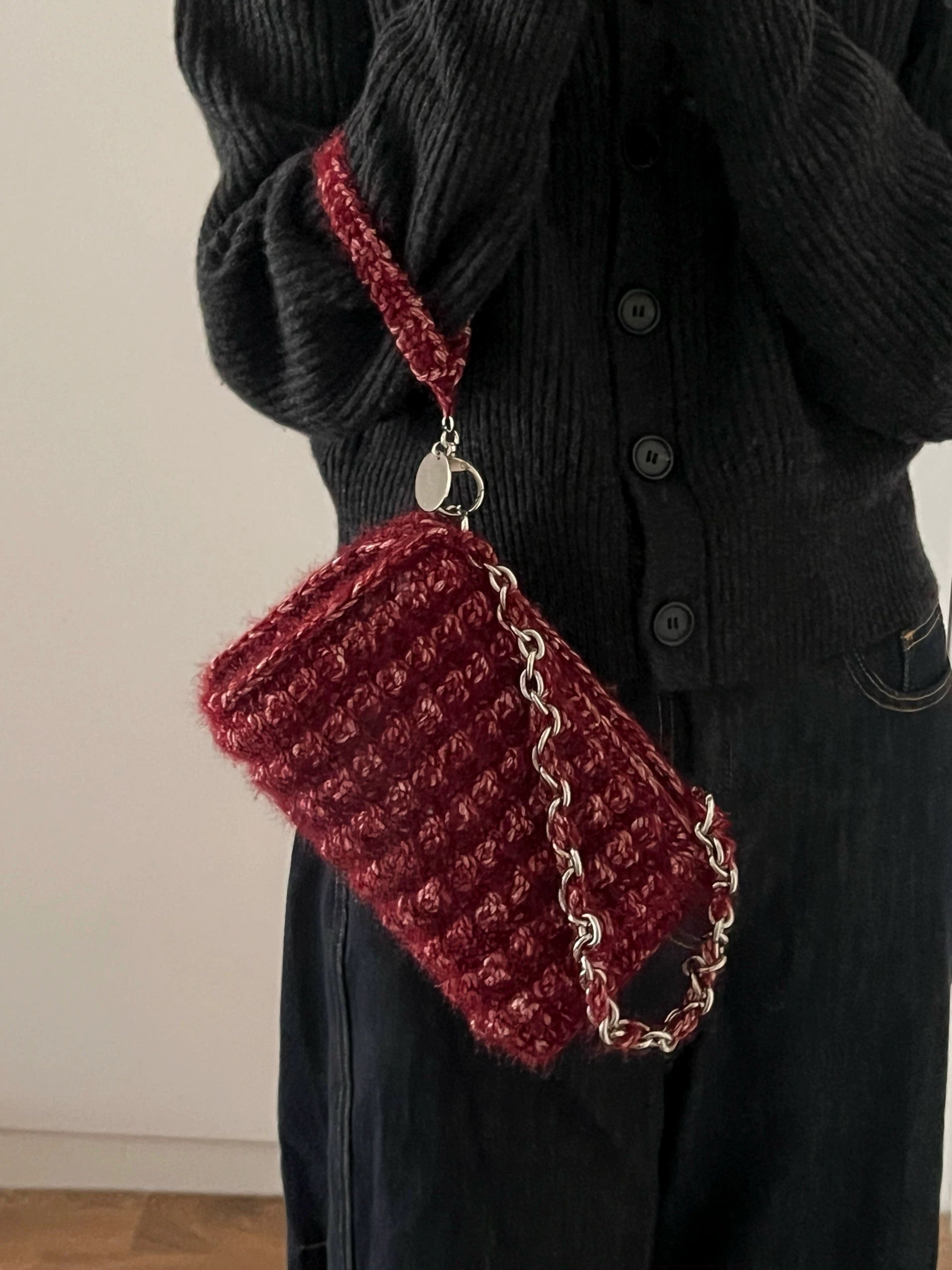 Ruby Sweet Bag(unfinished DIY Crochet Kit)